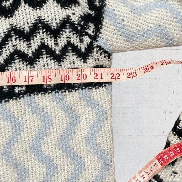 Abercrombie & Fitch Women's Aztec Alpaca Wool Blend Long Hooded Cardigan Size S - Picture 13 of 14